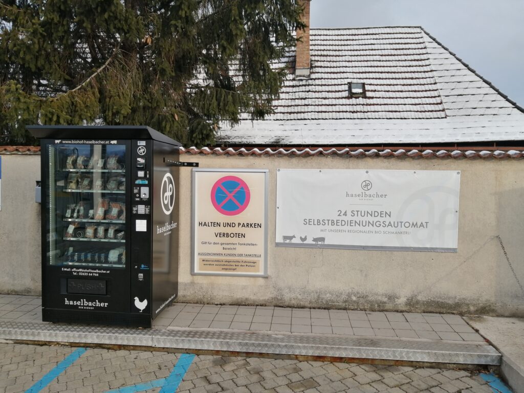 Lebensmittelautomat Haselbacher